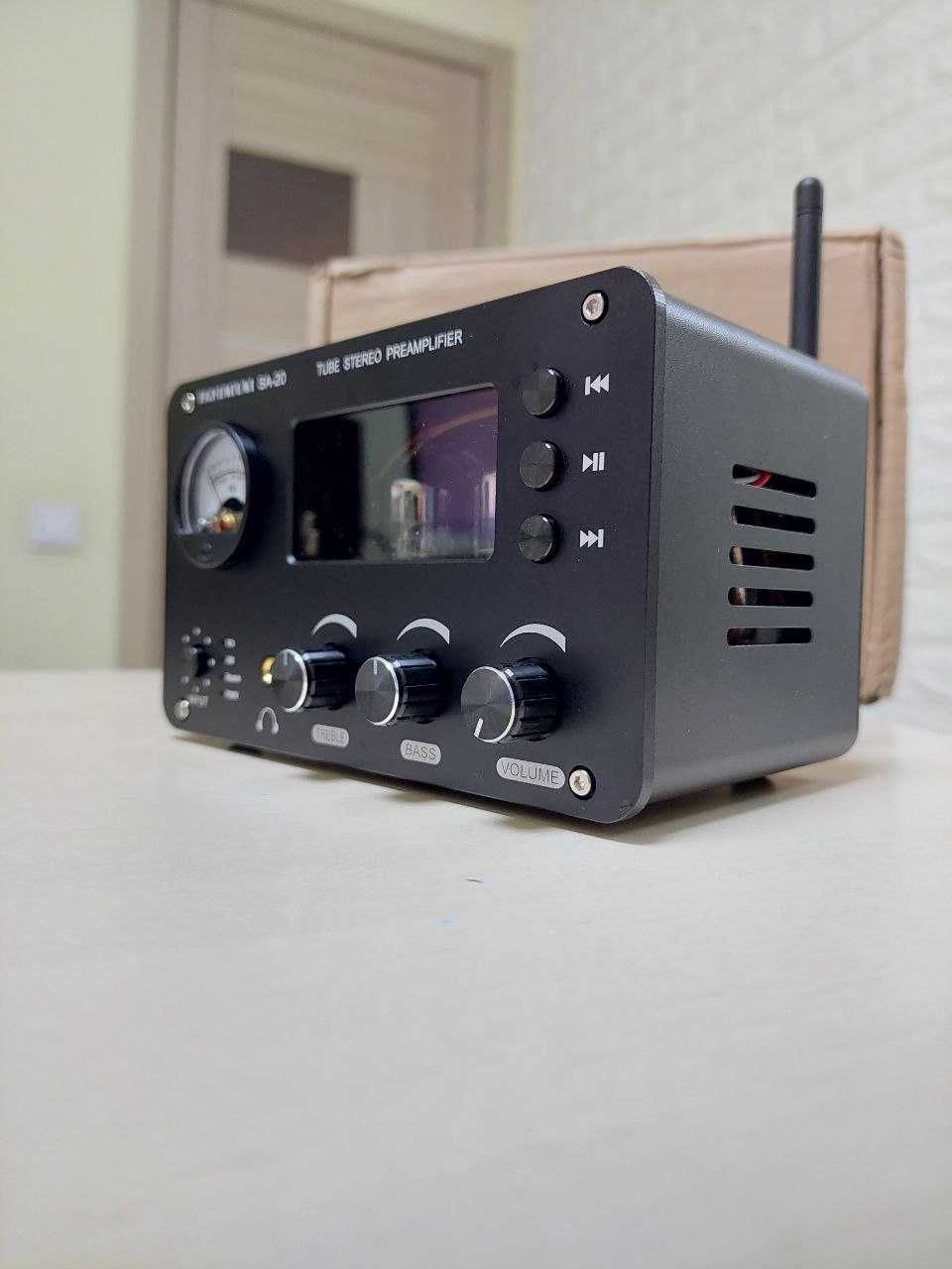 HiFi ламповий PJ MIAOLAI SA-20 PreAMP стерео підсилювач BT/USB/XLR/RCA
