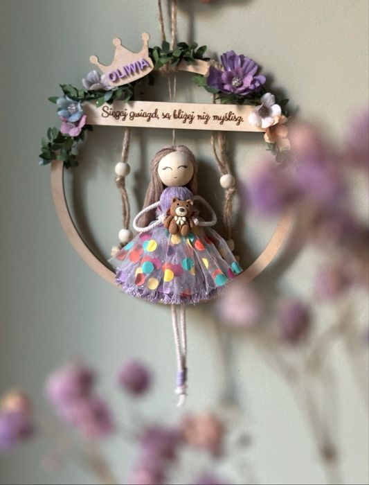 Personalizowany prezent laleczka na urodziny chrzest