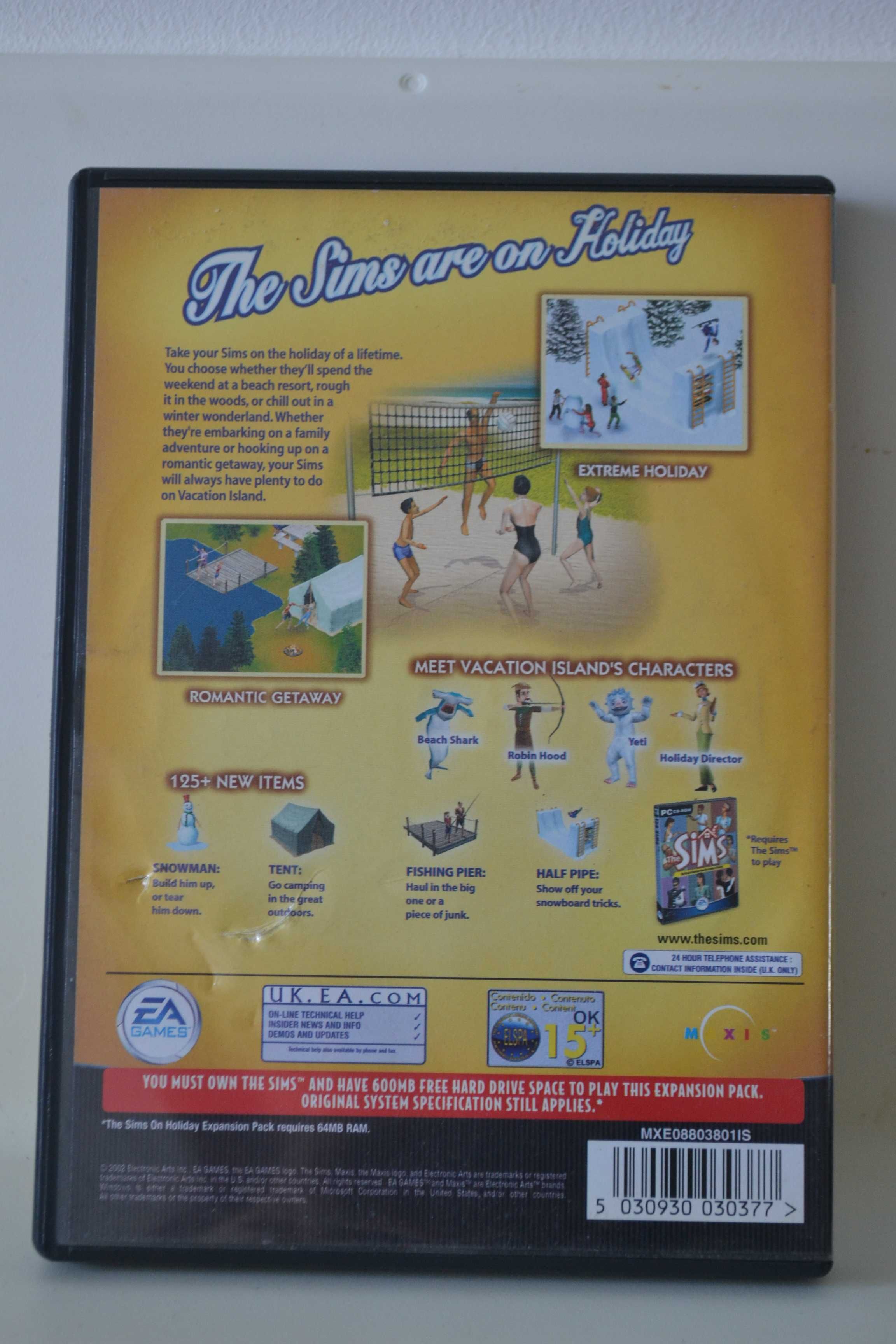 The Sims On Holiday  Expansion Pack  PC CD-Rom