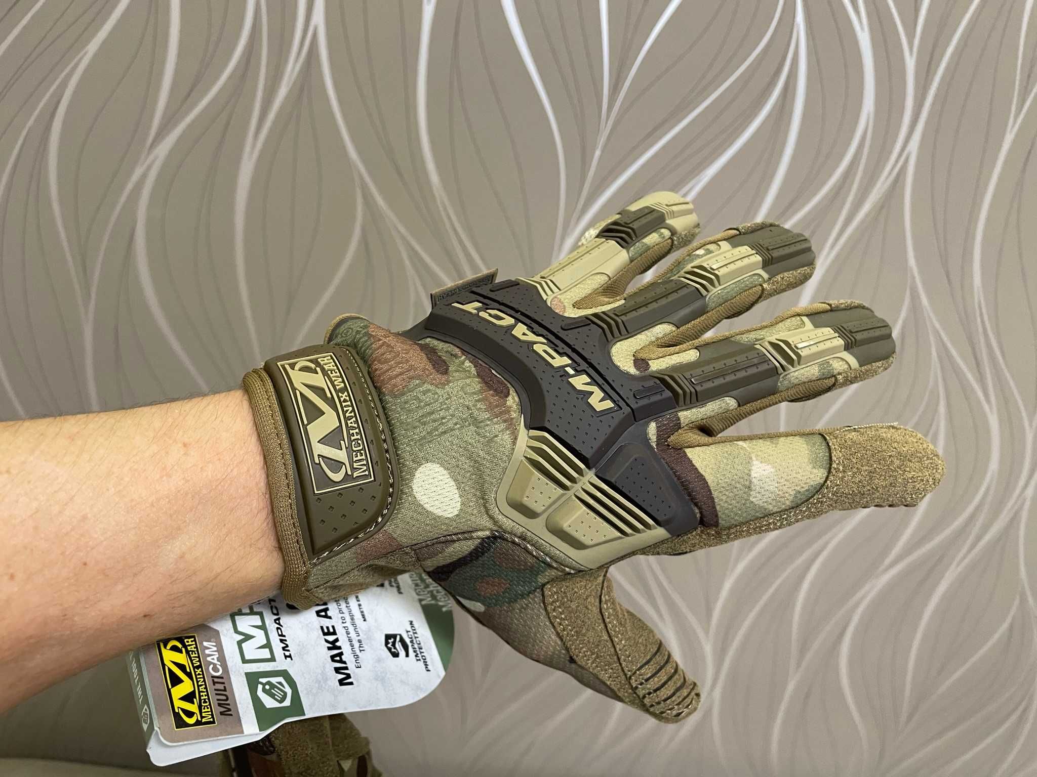 Перчатки тактические M-PACT Mechanix мультикам ОРИГИНАЛ размер XL