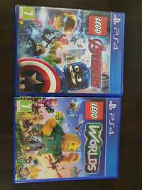 Jogos PS4,lego Avengers e Worlds