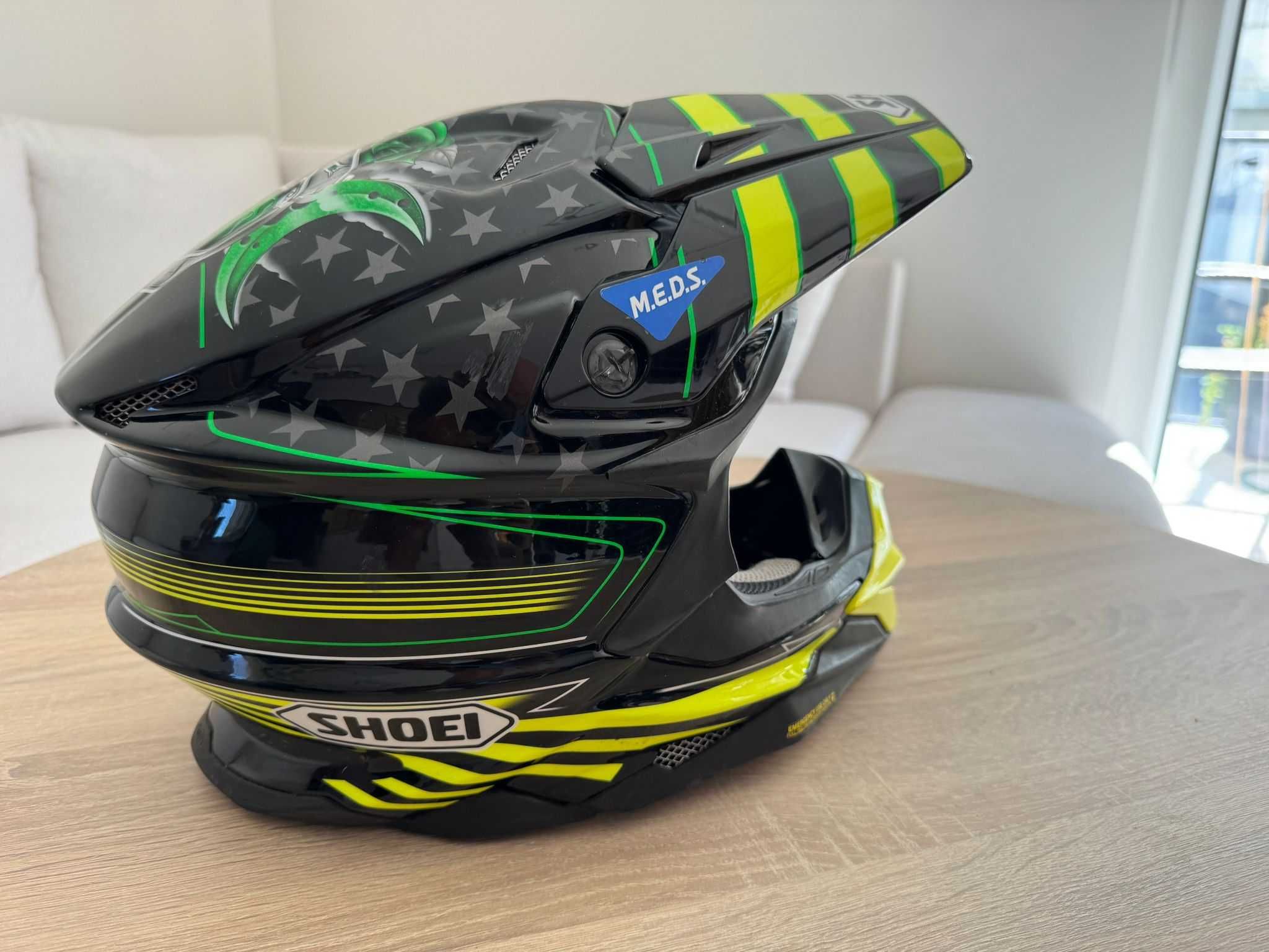 Shoei VFX WR Grant3 TC3 off-road helmet