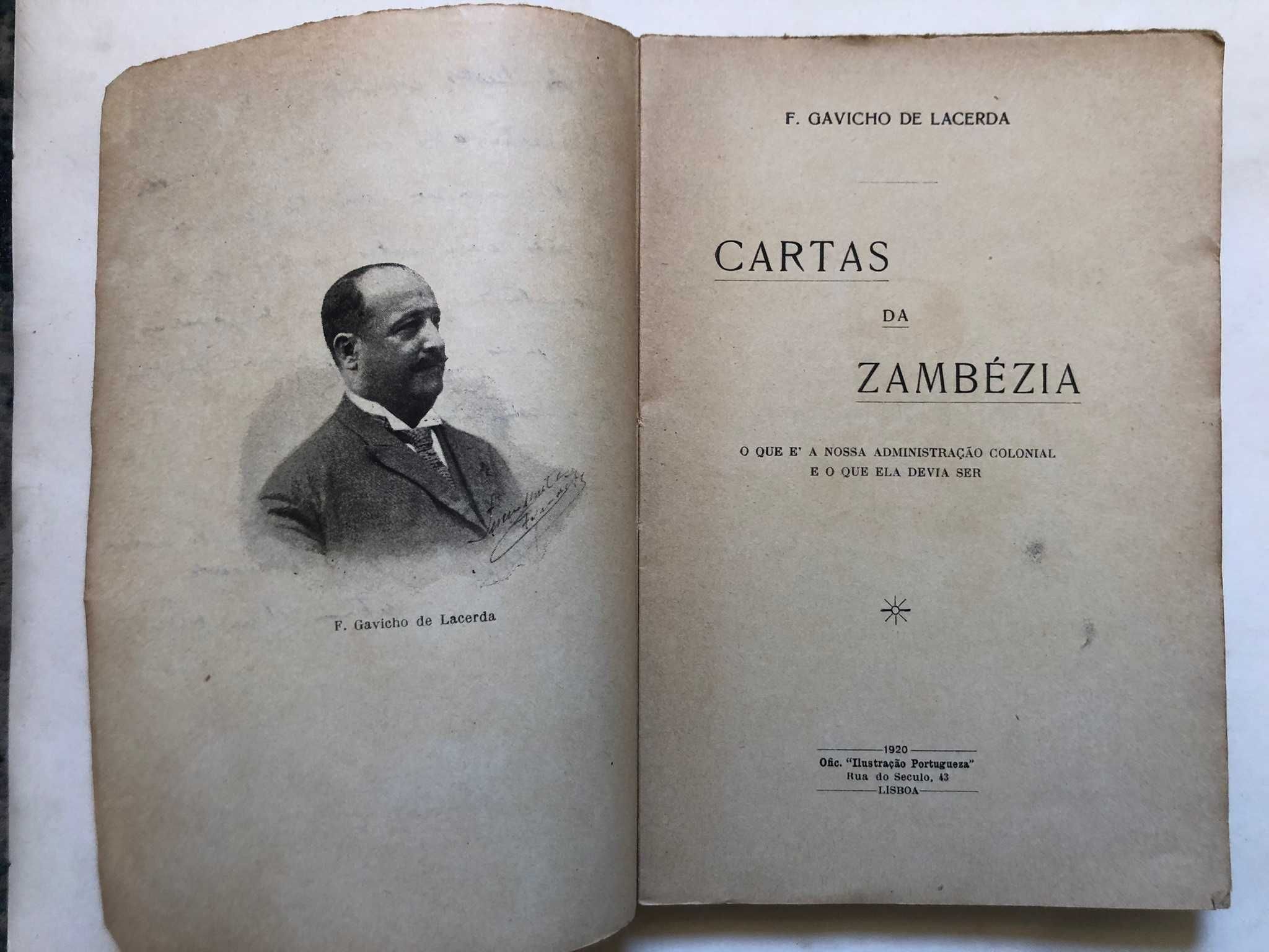 Cartas da Zambézia - Gavicho de Lacerda - 1ª Edição