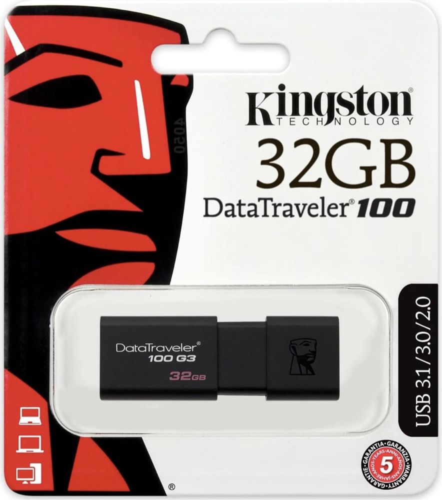 Флешка Kingston 32 GB DataTraveler 100 G3
