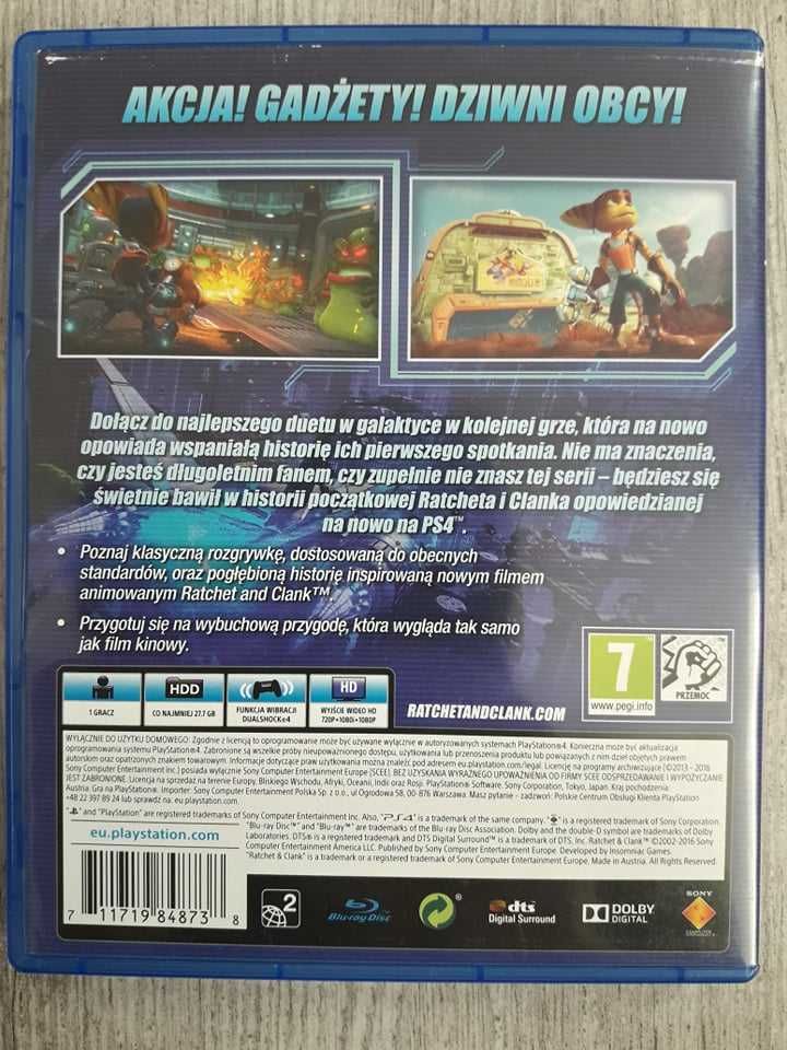 Gra Ratchet & Clank Polska Wersja PS4/PS5 Playstation