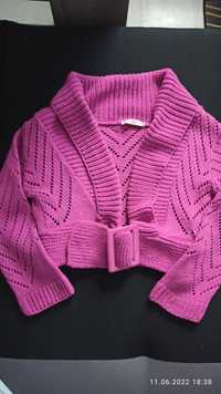 Bolerko, sweterek roz. 152