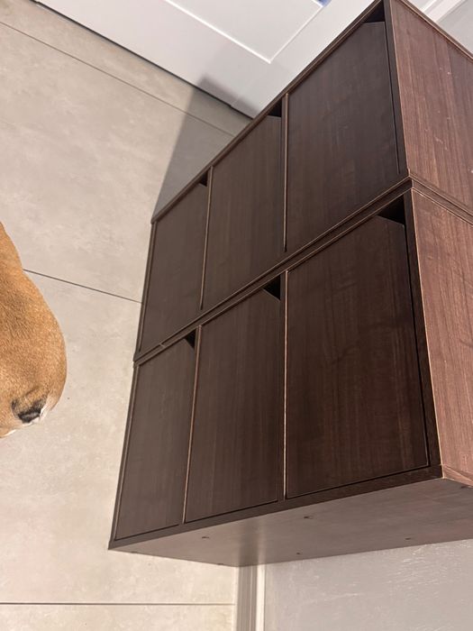 2 szafki małe kontenerki na buty lub dokumenty