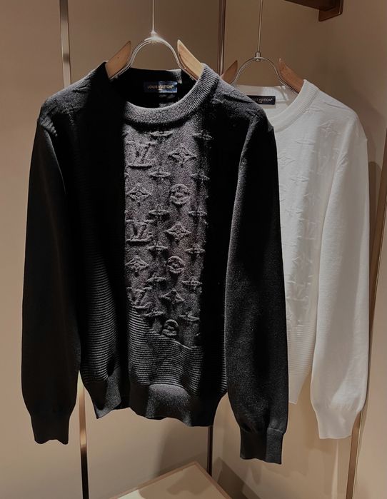 Louis Vuitton – sweter Monogram z wełny i kaszmiru unisex