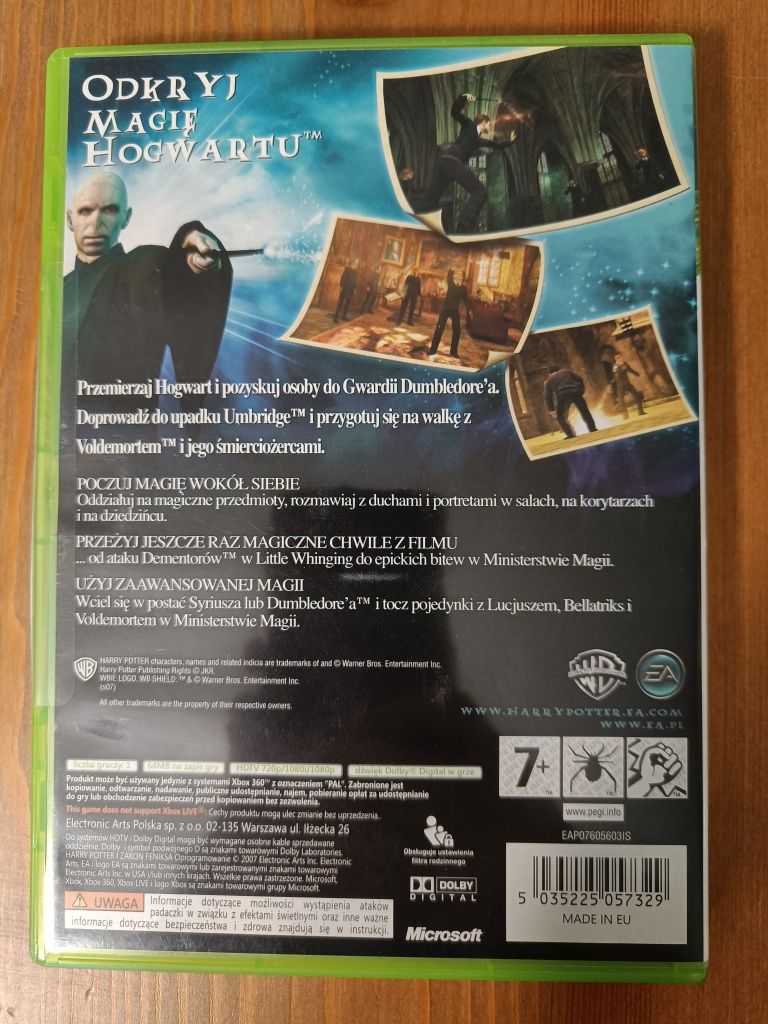 Xbox 360 Harry Potter i Zakon Feniksa PL