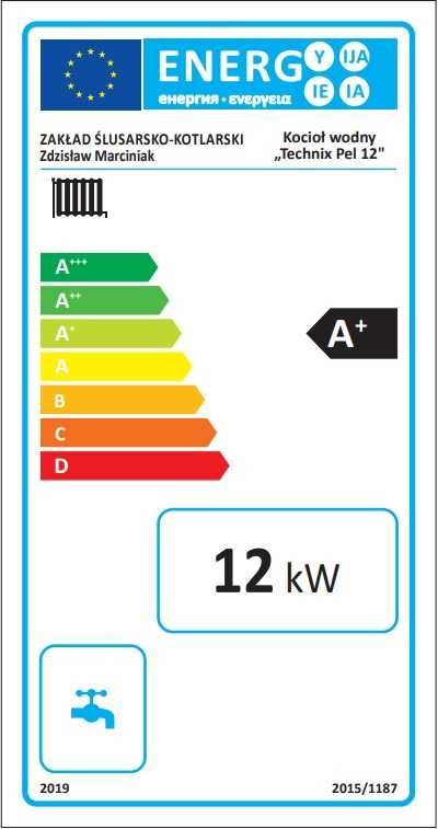 Kocioł pelletowy Technix 12kW - 2 paleniska - 5 KLASA