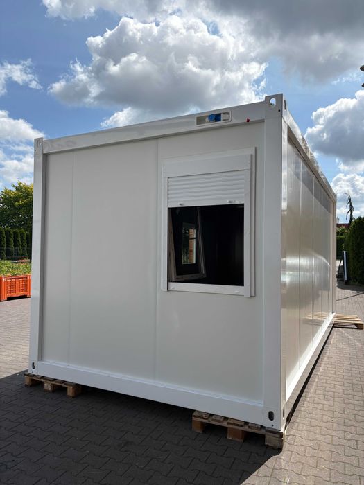 KONTENER SOCJALNY 6x3 m Biurowy 6-8 Osób 18m2 wysokość 2,8m Mocna Rama
