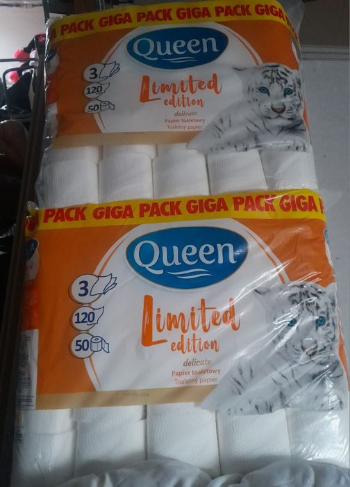 Papier toaletowy 100 rolek Queen GIGA Paka 50 rolek x2 Limited Edition