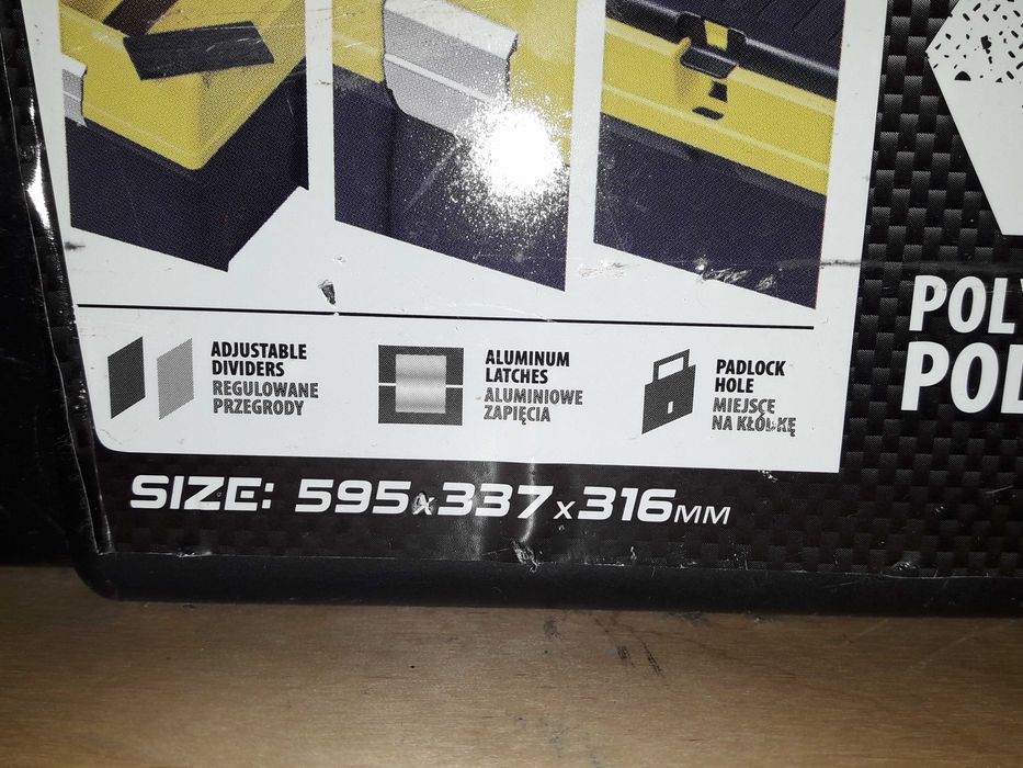 skrzynka narzędziowa Stuff Carbo Line 26'' o wym 595 x 337 x 316 mm