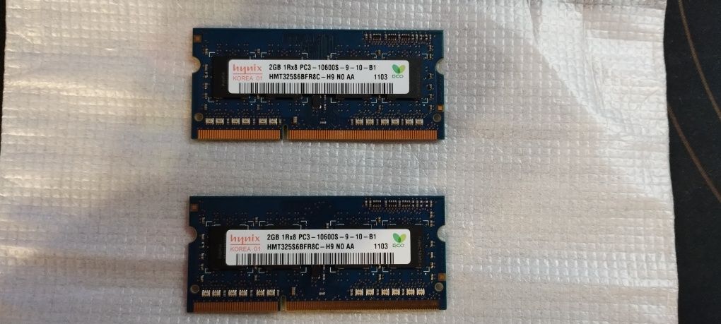 Оперативна пам'ять для ноутбука Hynix Ddr3 2gb