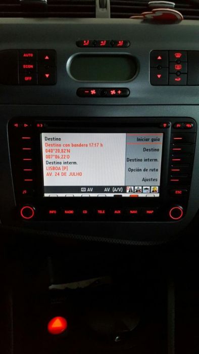 Rádio mfd2 de origem Seat Leon 1p