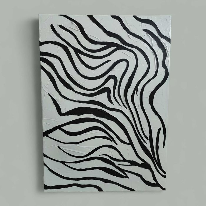 Obraz strukturalny Zebra