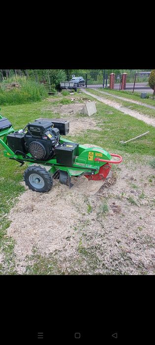 Frezowanie pni, karczowanie, usuwanie, frezarka do pni