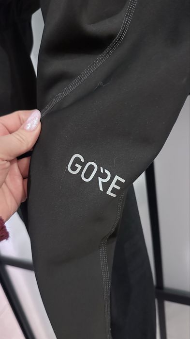 Jesienno/zimowe damskie slodnie rowerowr, XS, firma Gore