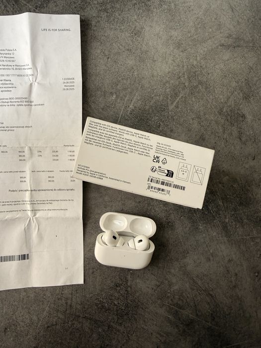 Prawie pelna gwarancja! AirPods Pro 2