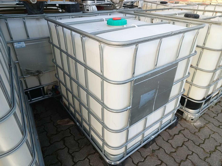 Pojemnik 1000L, IBC, Mauser, paletopojemnik - duże ilości