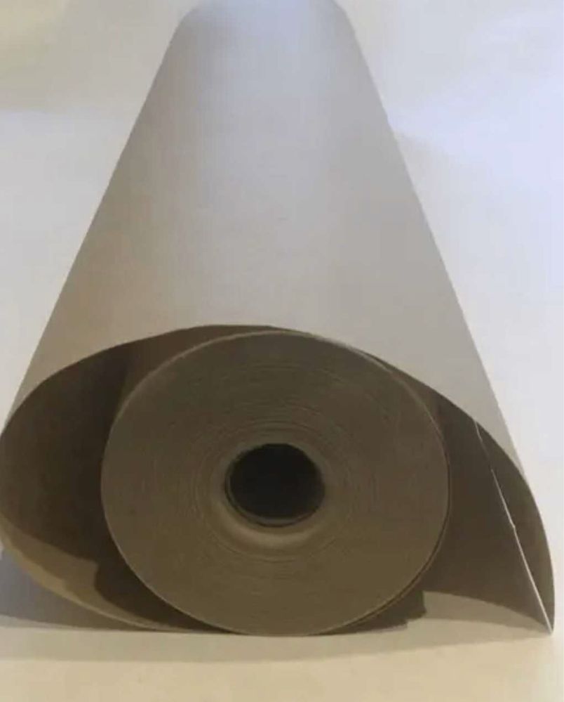 Упаковочная бумага коричневая тонка 40 г/м2 в рулоне 84 см*100 м