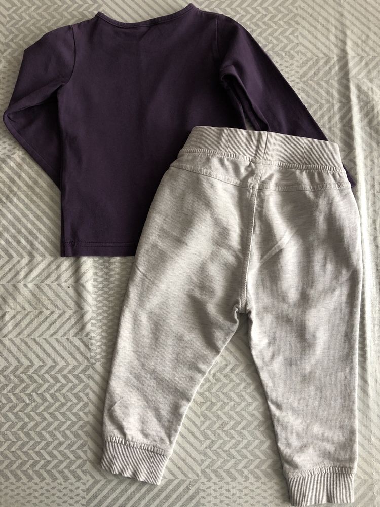 Bluzeczka + spodnie dresowe rozm 86