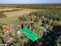 Działka blisko jeziora Krasne 1038 m2