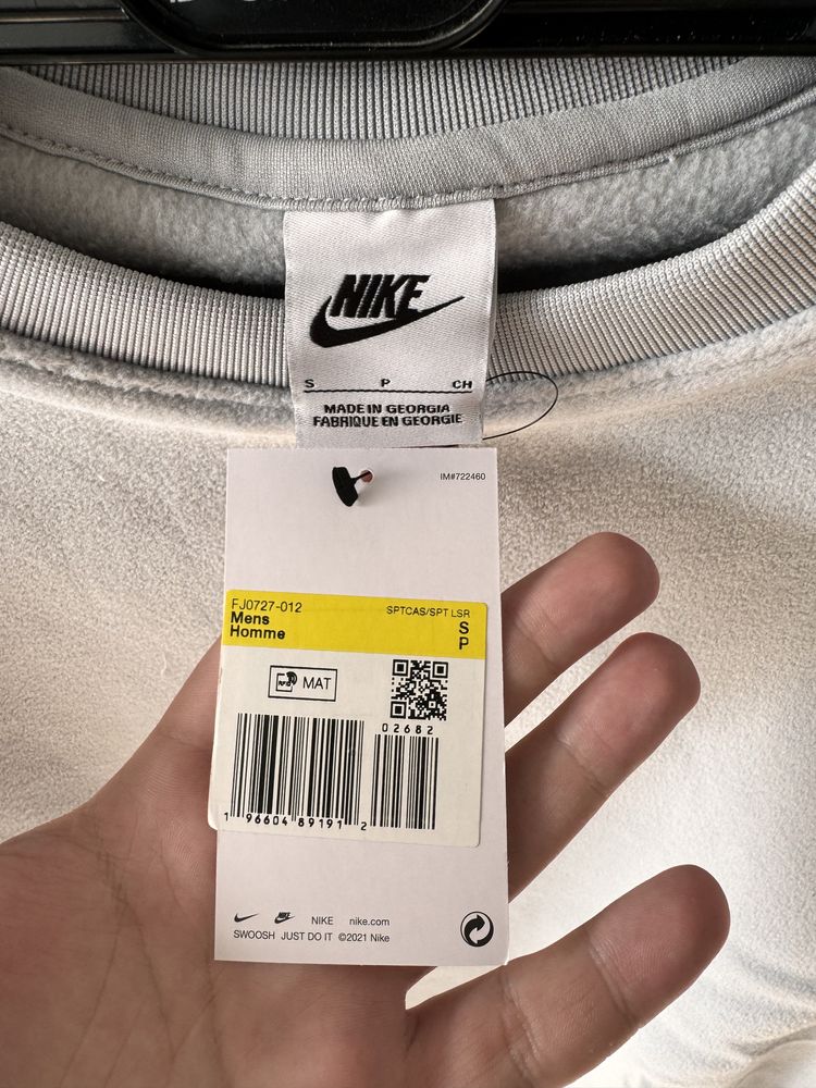 Nike Fleece Sweatshit Grey Original