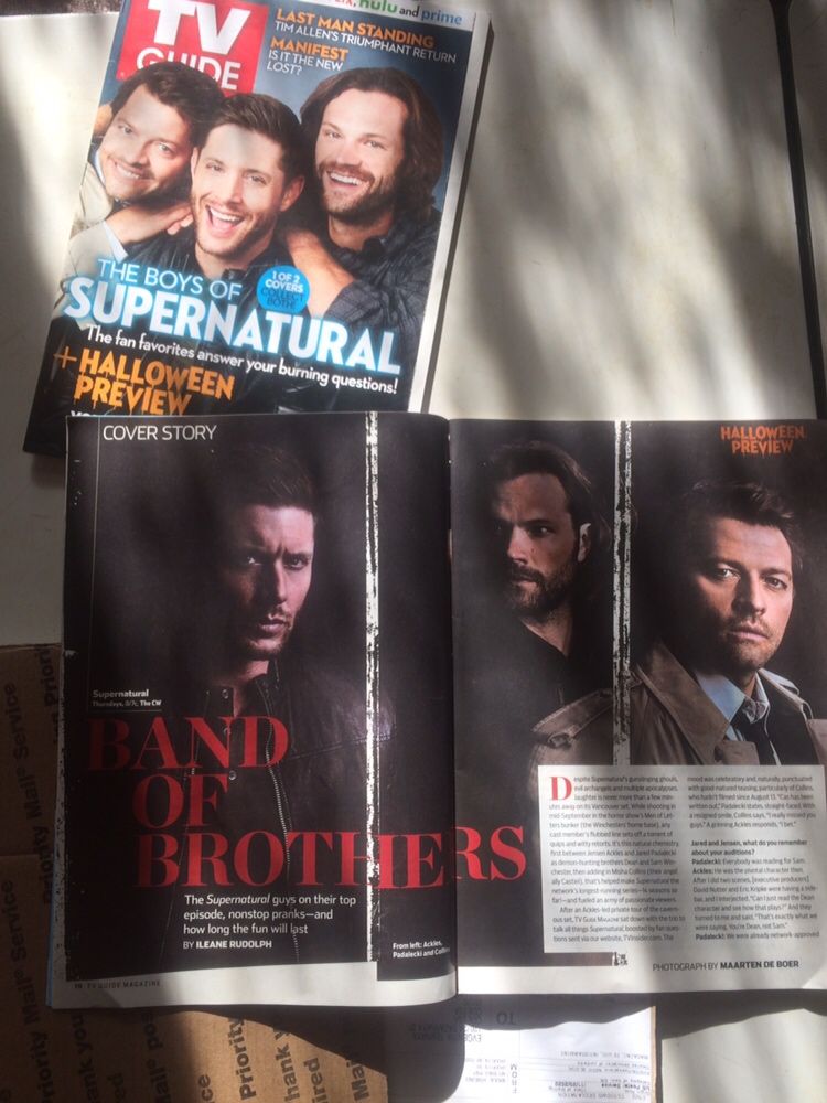Supernatural Tv-guide USA Сверхъестественное