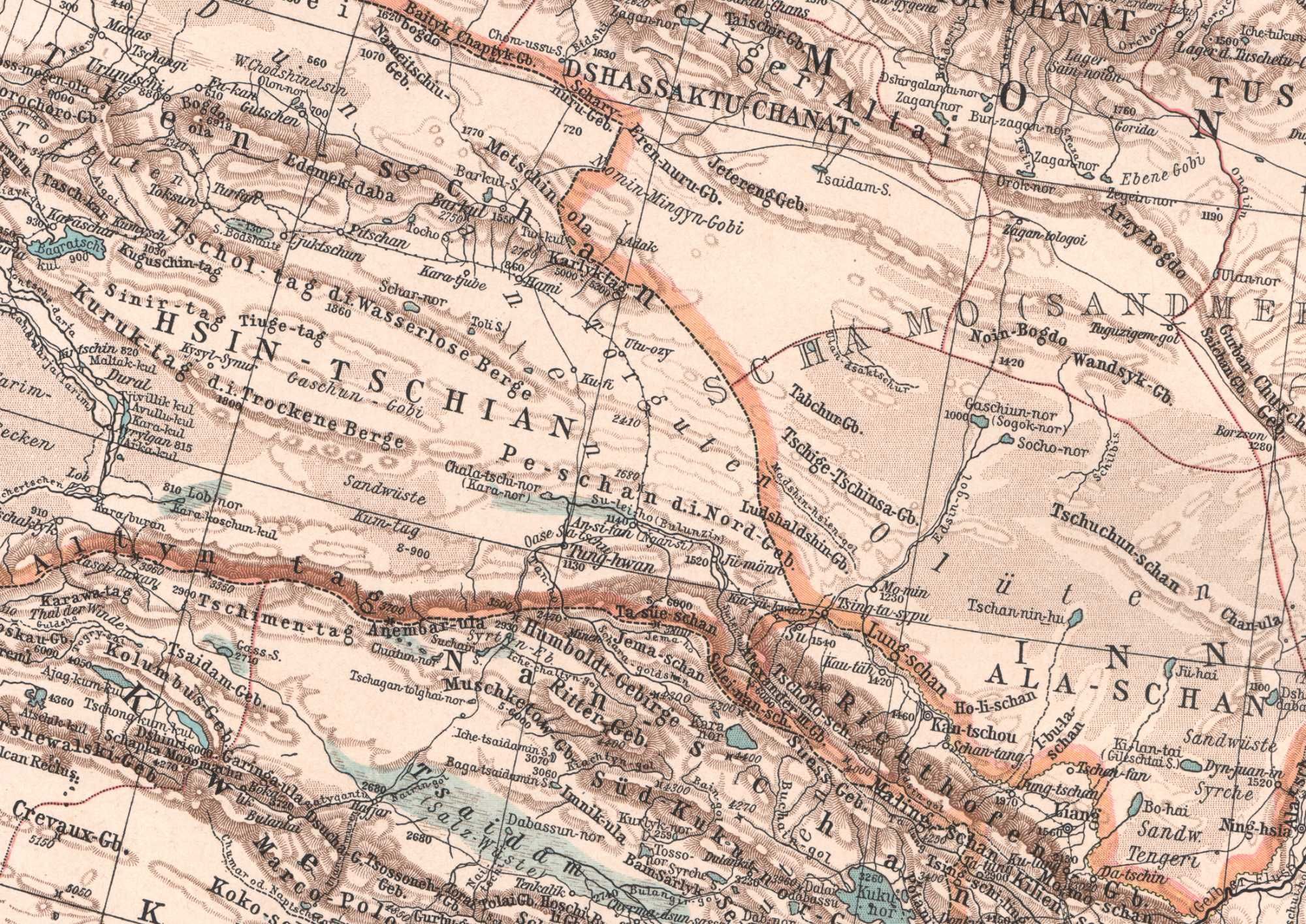 Japonia Korea Chiny Taiwan efektowna mapa 1905 r. autentyk