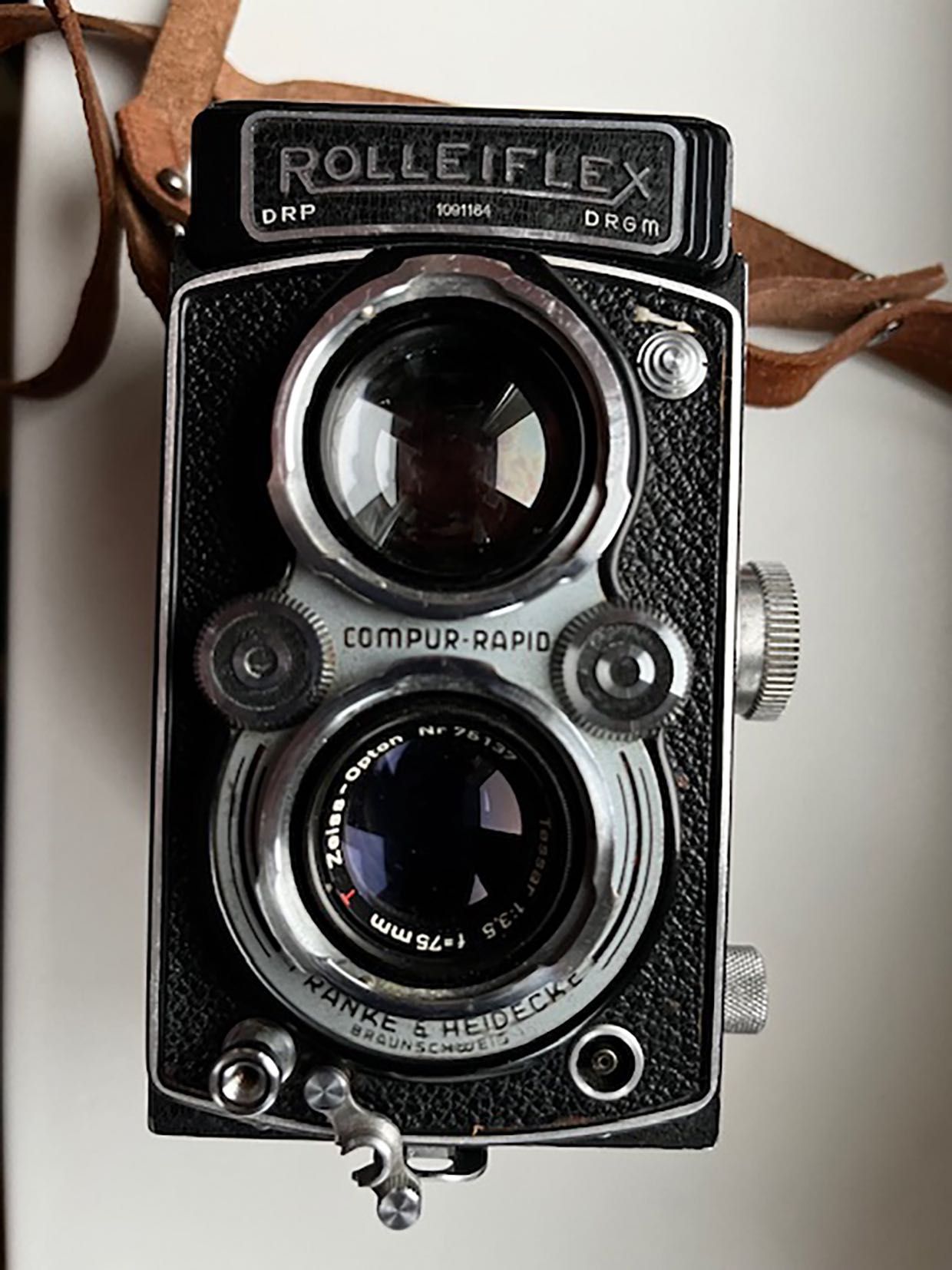 Rolleiflex K4 - 75mm/3.5 - aparat 6x6 z futerałem