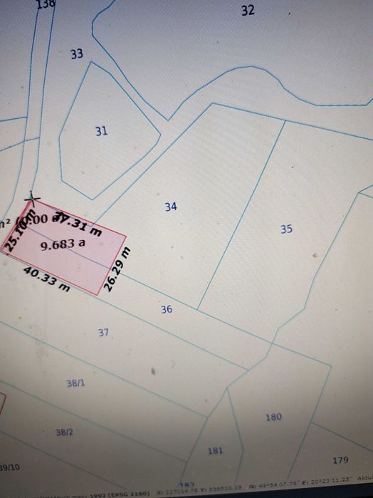 działka budowlano rolna 73a