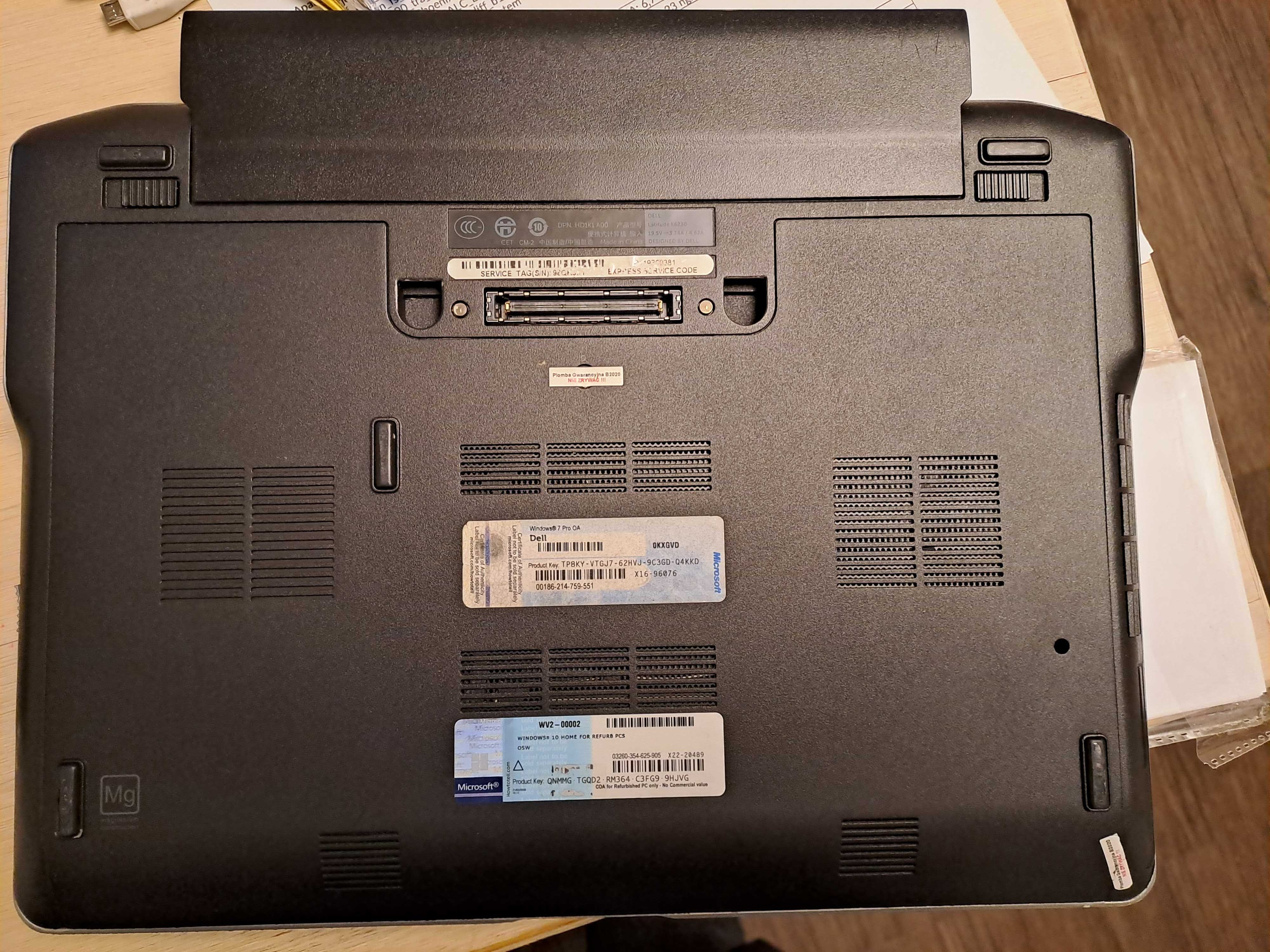 Dell Latitude E6230 i5-3340M RAM 8GB SSD 240GB