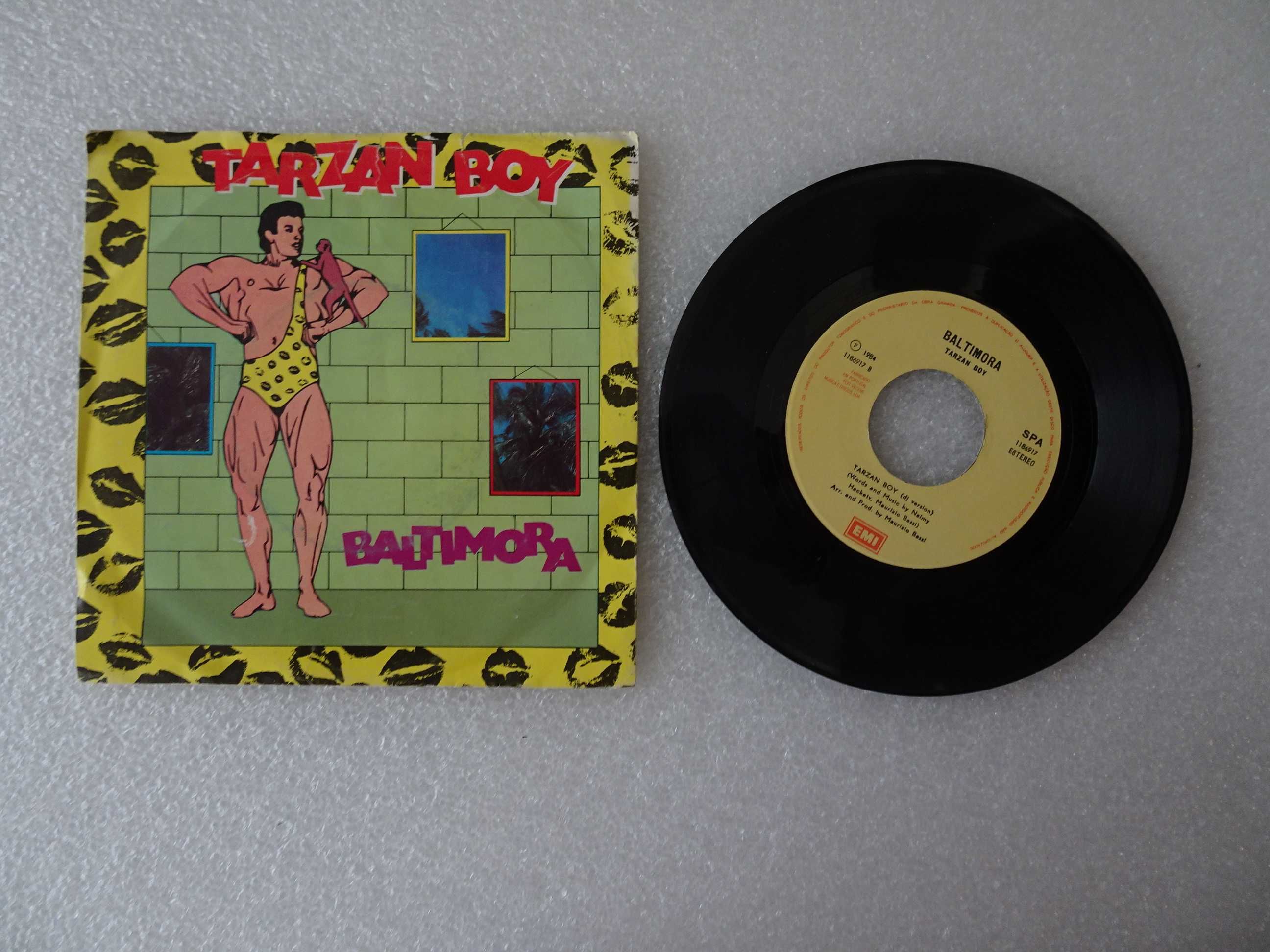 Disco vinil single - Tarzan Boy - Baltimora