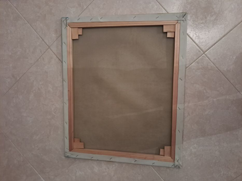 Quadro  em tela pintada à  mão