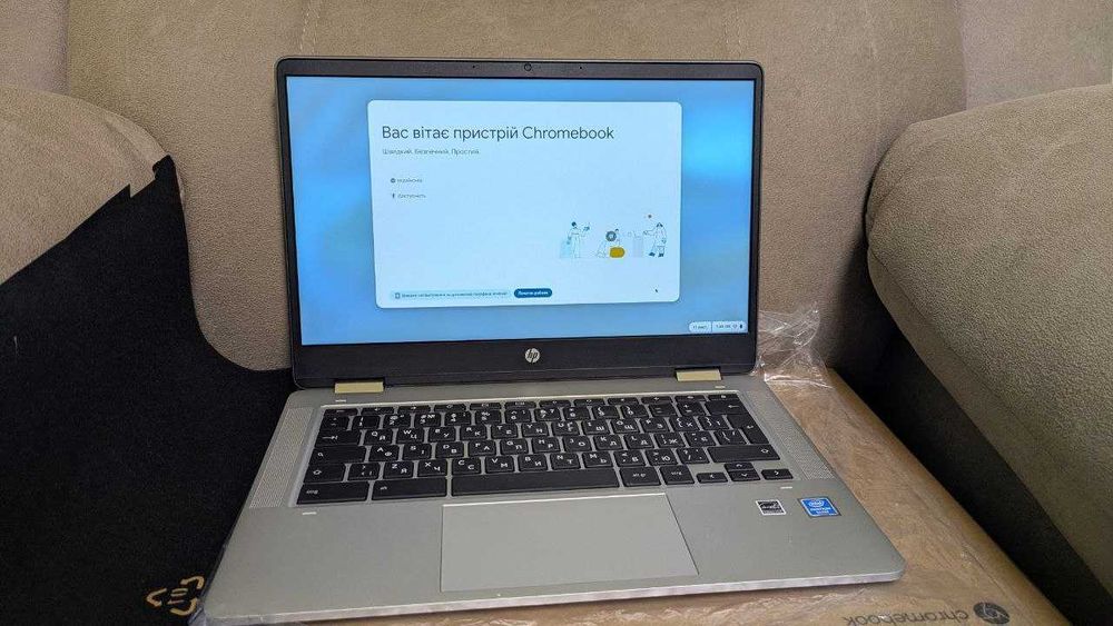 HP Chromebook x360 "14 FHD IPS Touch, 4/128GB, Intel Pentium N5030