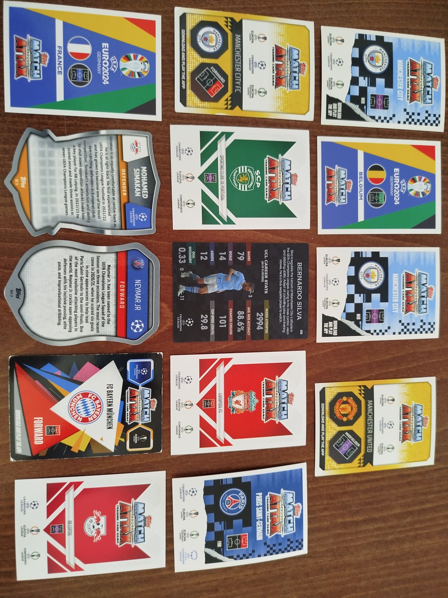 Cartas especiais MatchAttax