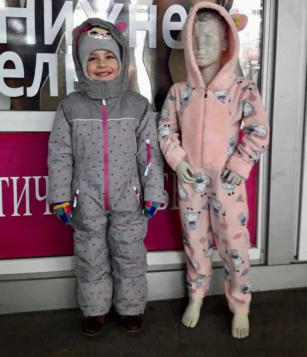 Зимовий комбінезон Topolino + шапка на флісі H&M