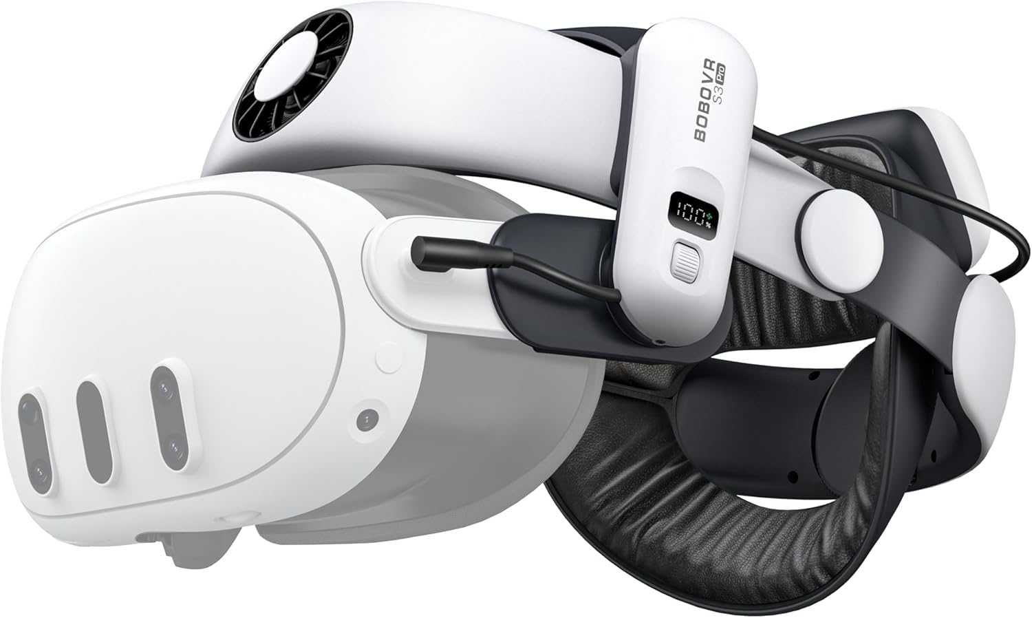 BOBOVR S3 Pro 2 Battery +Dock Head Strap для Meta Quest 3/3S кріплення