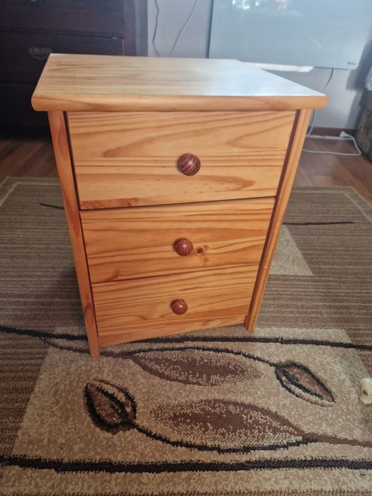 Szafka nocna lite drewno