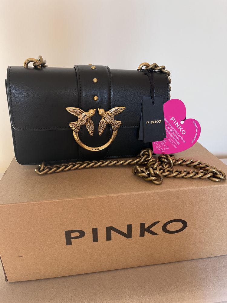 Pinko torba na ramię Love Mini Icon Simply czarna
