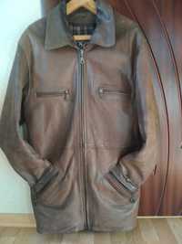 Продам турецкую кожаную куртку "БУЙВОЛ" размер XL (50-52)