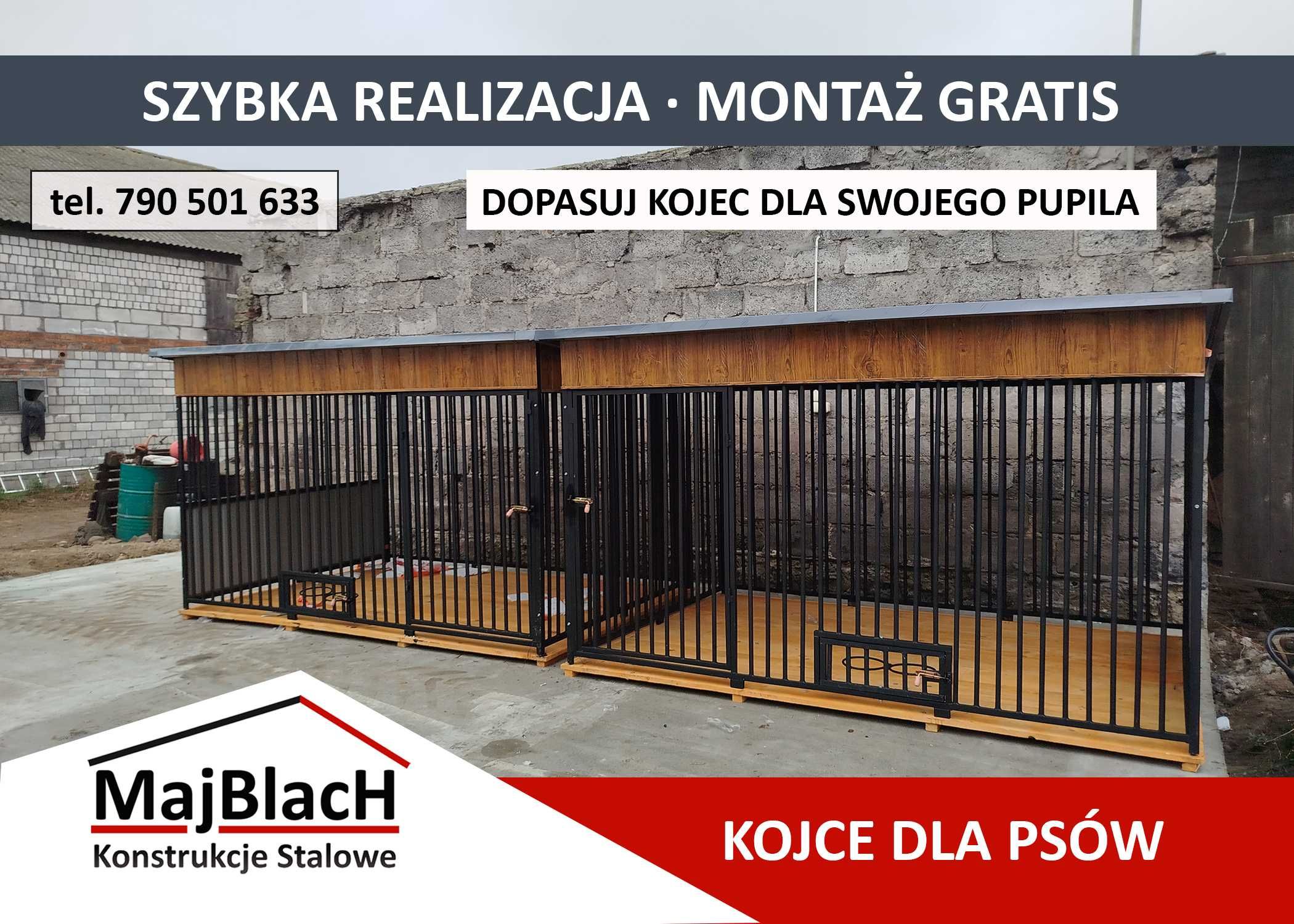 Kojec dla Psa - | Tanie Kojce dla Psów | Różne Wymiary - Maj-Blach