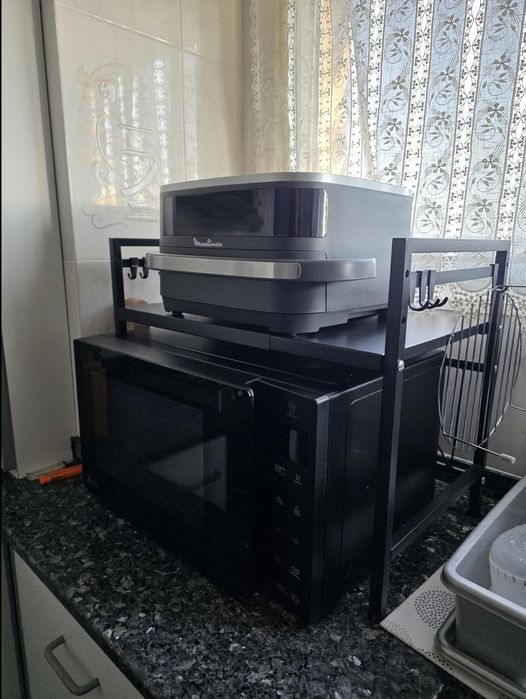 Nowy Organizer regulowany kuchenny na mikrofalówkę air fryer ekspres