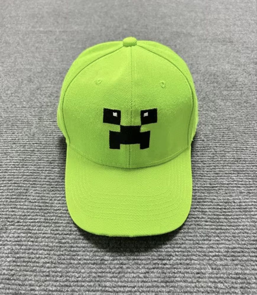 Панама Майнкрафт, панамка Minecraft, кепка Майнкрафт, бейсболка Крипер