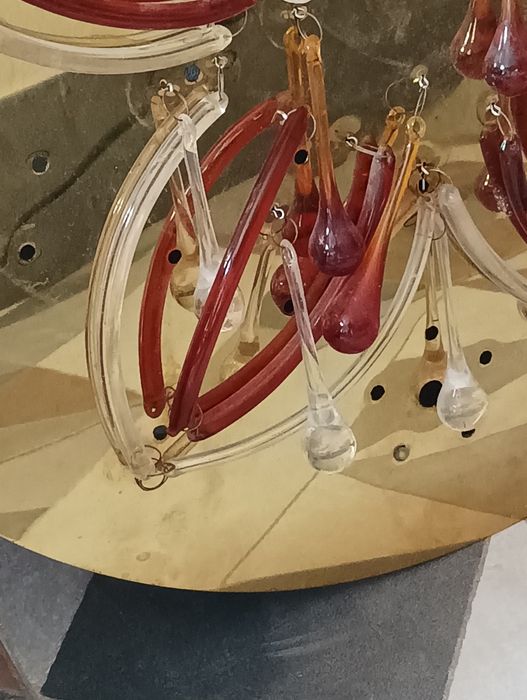 Candeeiro lágrimas de vidro