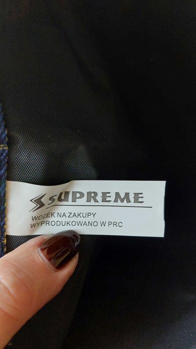 Wózek z torbą na zakupy Supreme