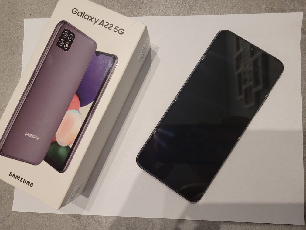 Samsung Galaxy A22 5G
Telefon używany, w zestawie pu