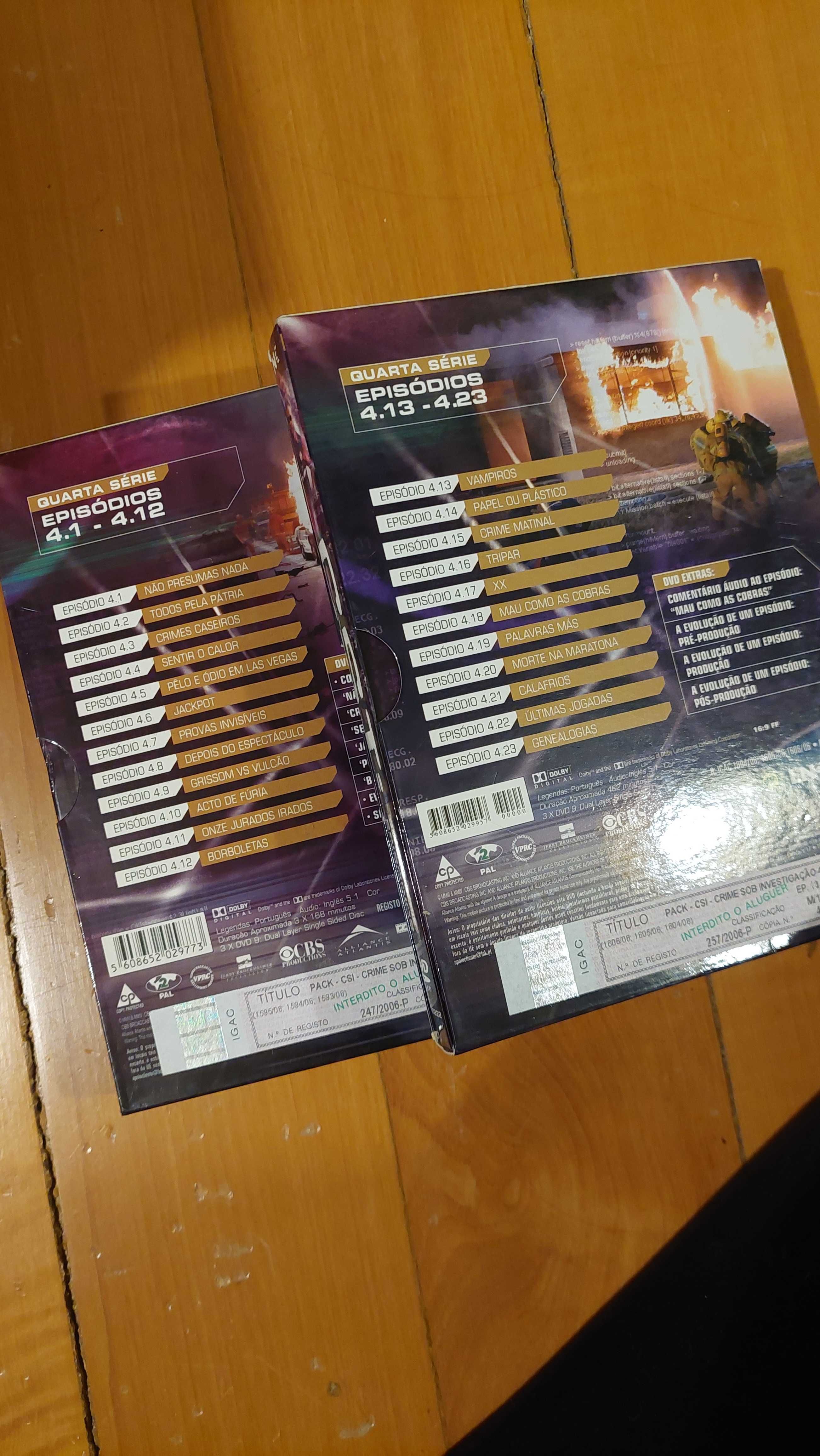 Dvd's CSI - temporada 4
