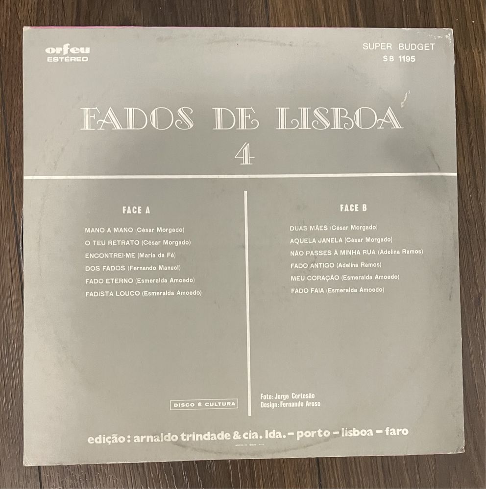 Discos de Vinil Portugueses - Fados de Lisboa, Marchas Populares, etc